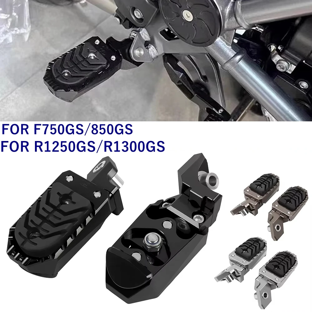 

Footpeg Foot Rests For BMW R1200GS GS1200 R1250GS LC ADV 13-24 F750GS F850GS S1000XR 15-19 Motorcycle Foot pegs Footrest Pedals