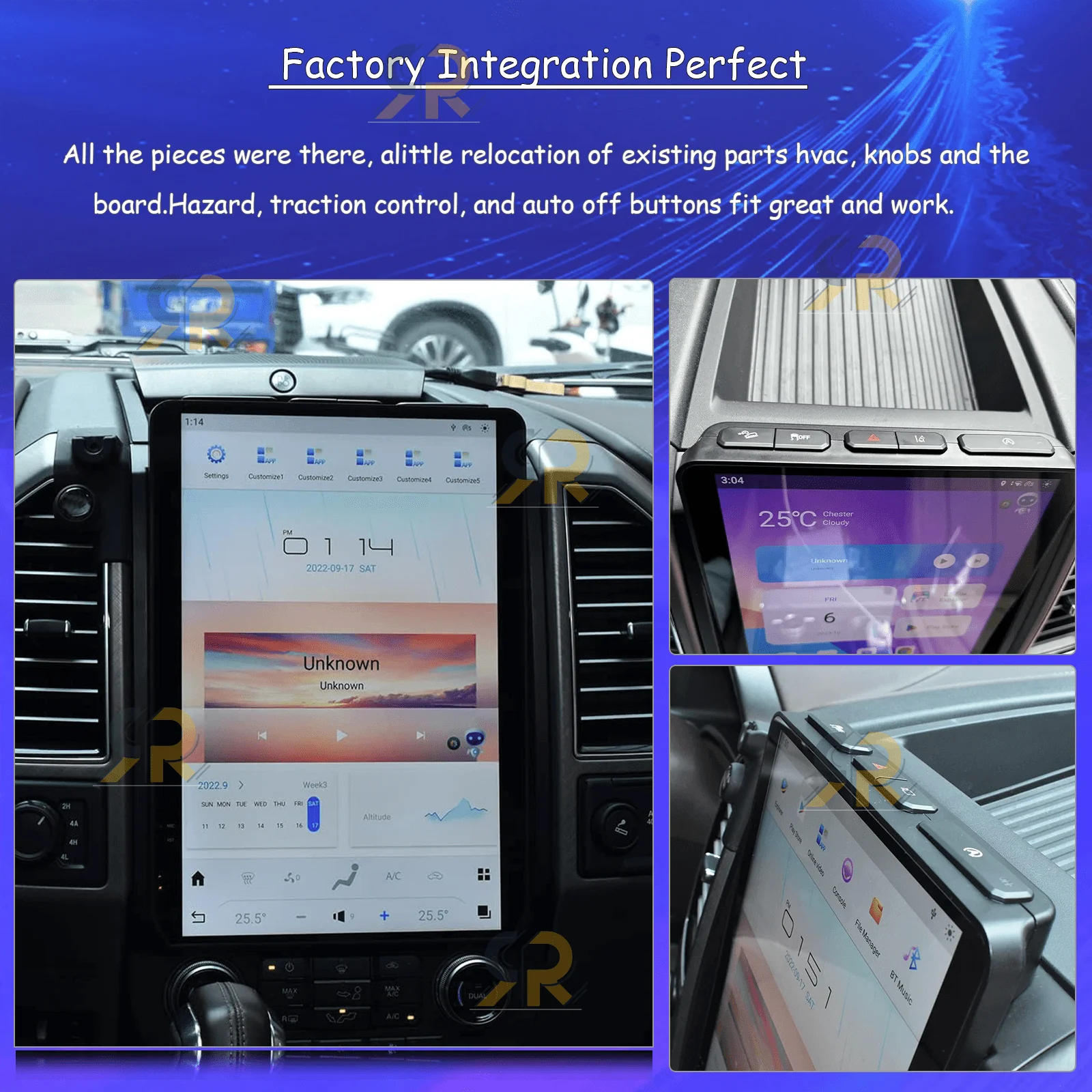 Support OEM Functions Android 13 For Ford Expedition 2018 2019 2020 2021 Car Radio Multimedia 1Din Bluetooth Screen Audio Stereo