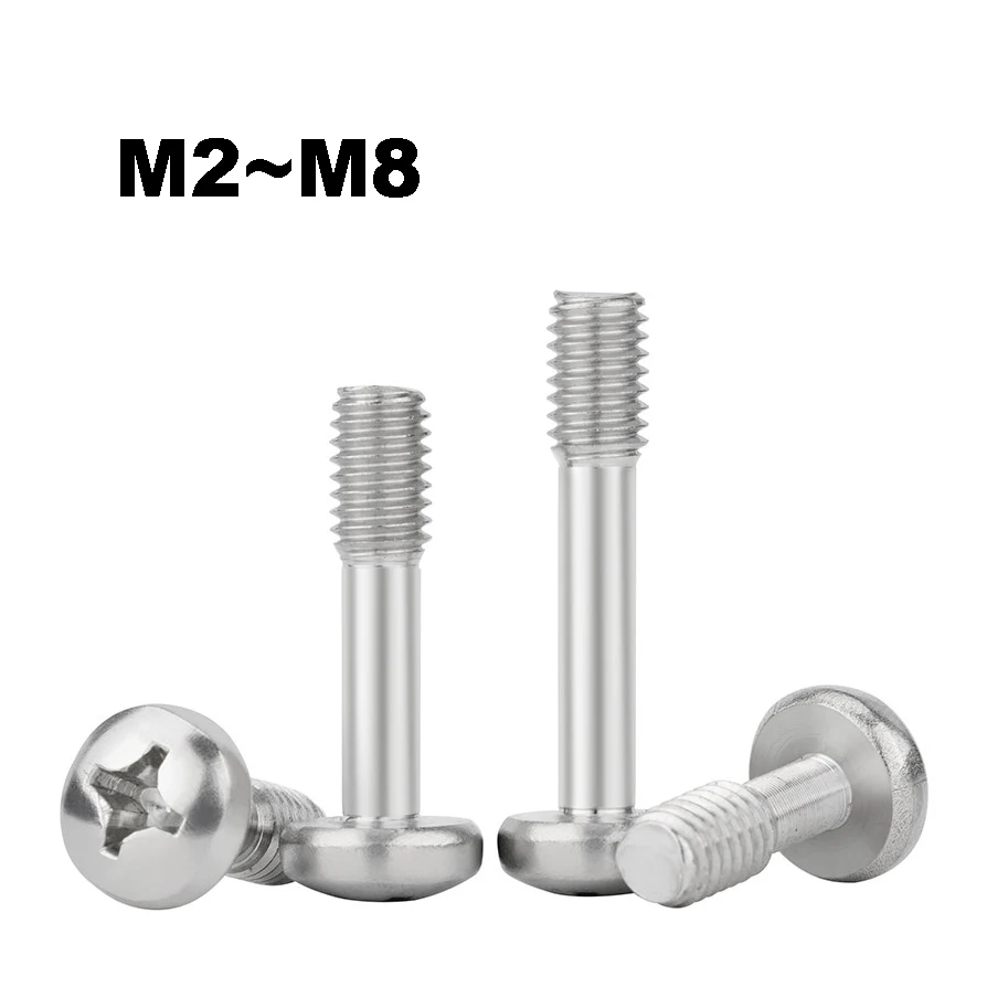 Vis à tête cylindrique Phillips en acier inoxydable 304 M2 M2.5 M3 M4 M5 M6 M8, vis anti-chute pour châssis électroniques