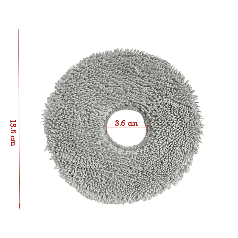 Mopptuch für ECOVACS Roboter, hochwertiges Wischpad, 13,6 cm, 6 Stück/12 Stück, Zubehör für Roboter-Staubsauger, Mop-Ersatzteile – Detail 8