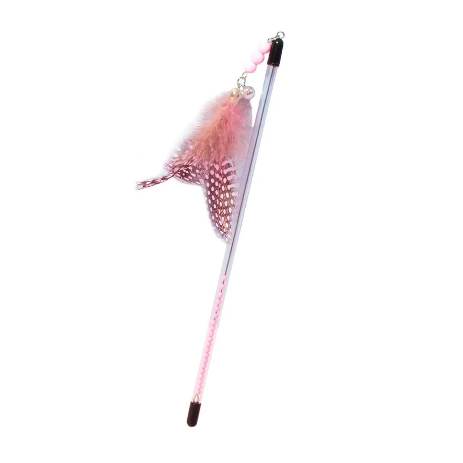 Interactive Cat Toy Cat Teaser Stick,Funny,Telescopic Portable Cat Feather Toy Cat Stick Toy for Cats Kitty Pet Chase Playing