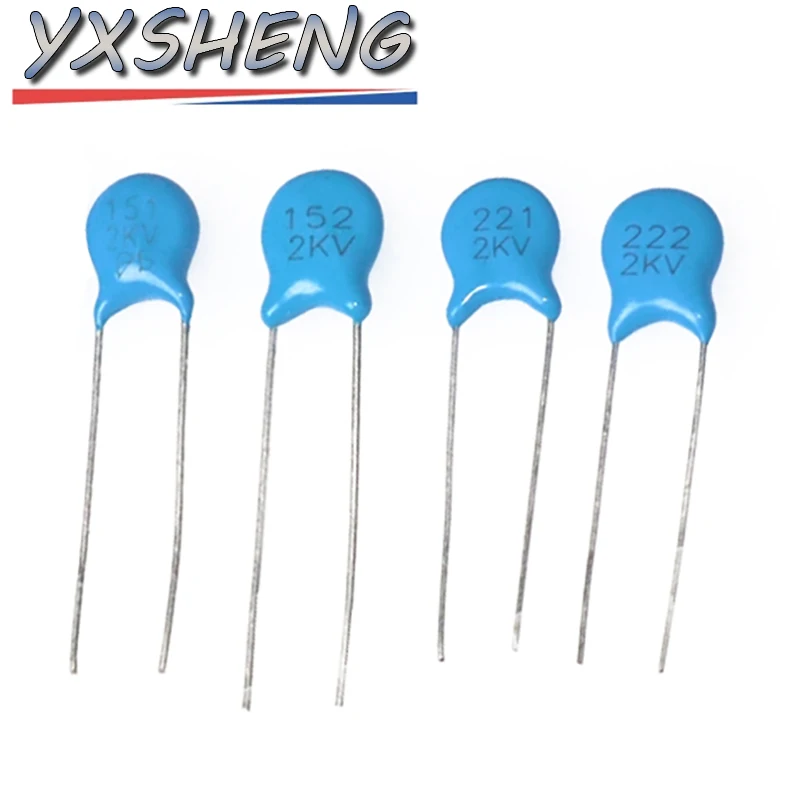 50Pieces High Voltage Ceramic Capacitor 2KV 22PF 47PF 100PF 150PF 220PF 470PF 1NF 2.2NF 3.3NF 4.7NF 10NF 101 221 471 102 332 472