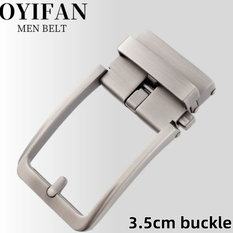 Automatic belt 3.5cm wide alloy automatic buckle Belt Accessories Replace the belt buckle Suitable for adjustable ratchet belts