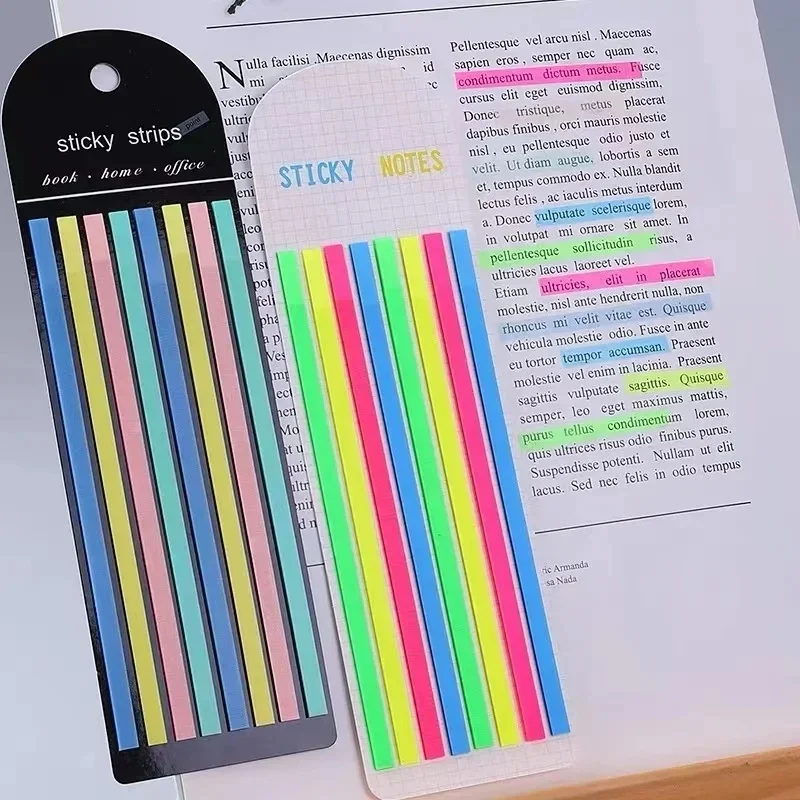 Stickers Notes Transparent BookMarkers Index Tabs Flags Stationery Tabs Memo Pad Kawaii School Office Supplies 1-3bag