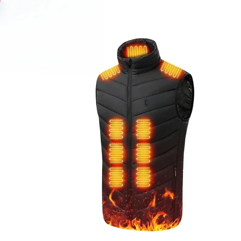 Lightweight Heated Down Vest Driver Winter USB Battery Electric Ladies Heated Vest Men
