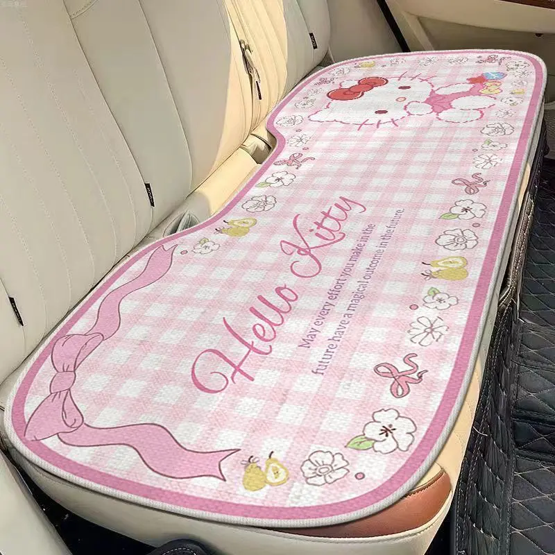 

Sanrio HelloKitty Car Seat Cushion Cartoon Full Set Cute Breathable All Season Universal Dirt Resistant Driving Car Cushion Gift