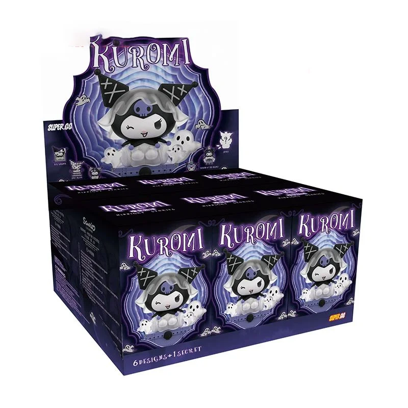 

Sanrio Character Kuromi Blind Box Toys Dark Night Story Series Kawaii Anime Figure Kuromi Doll Model Gifts Collect Ornaments