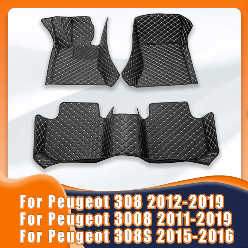 

Car Floor Mats For Peugeot 308 2019 2018 2017 2016 2015 2014 2013 2012 For Peugeot 3008 308S Interior Accessories Auto Carpets