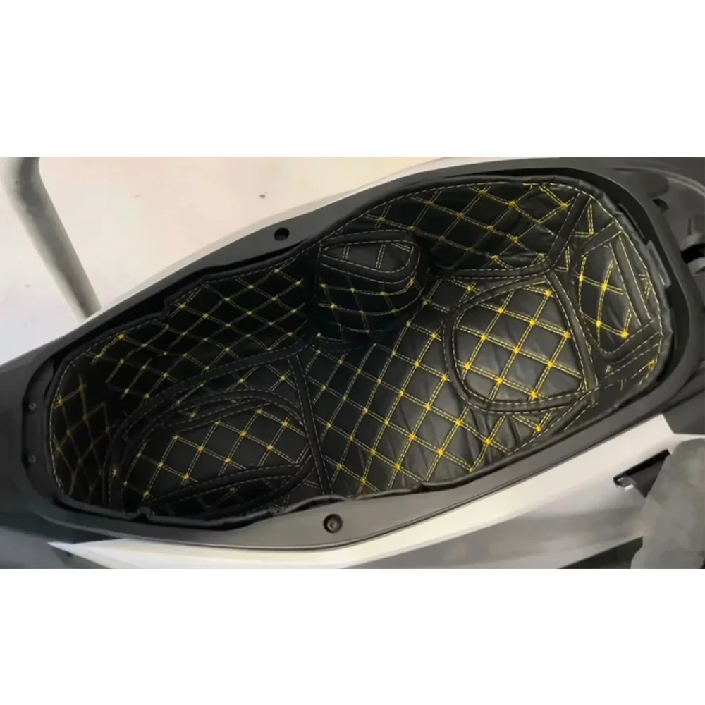 Motorcycle Accessories for Aprilia SR GT 200 125 SRGT200 SRGT125 Trunk Cargo Liner Protector Seat Pad Storage Box Mat Leather