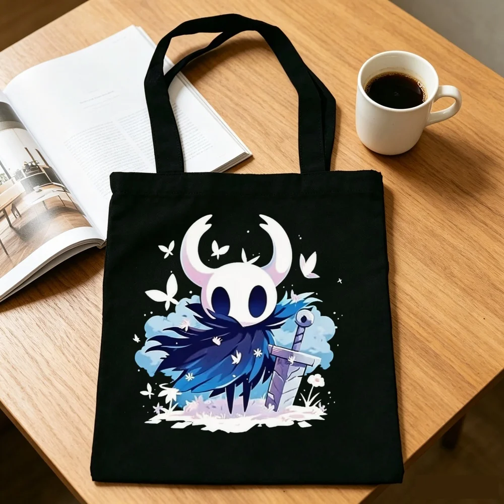 Hollow Knight tote bag einkaufstasche reusable foldable personnalisable grocery woman