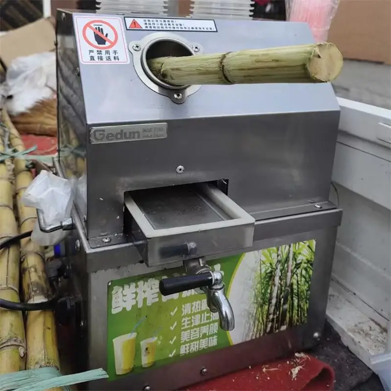 

Коммерческая автоматическая соковыжималка для сахарного тростника из нержавеющей стали, настольная машина для отжима сока из тростника, измельчитель тростника