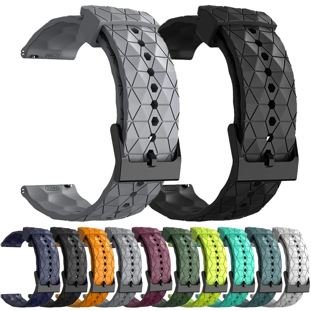 Силиконовый ремешок 20 мм 22 мм для TicWatch Pro 3 Ultra E3 E2 S2 Pro X GTW 2021, браслет для Huawei GT5 4Pro Galaxy Watch 7, ремешок