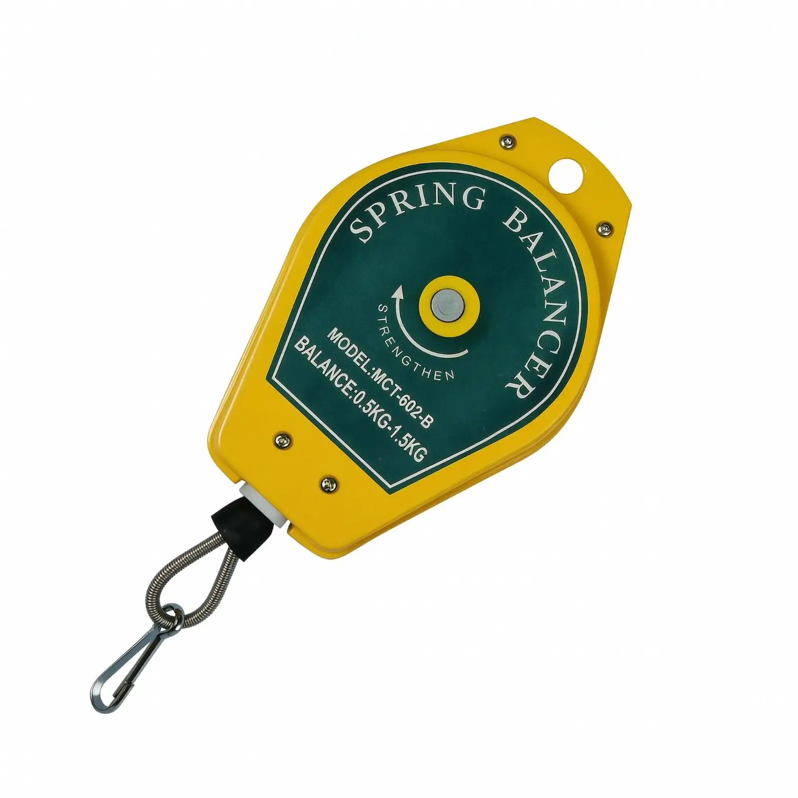 Heavy Duty Iron Spring Hook Tool Balancer 1.4m Retractable Cable for Electric Screwdriver Assembly Use
