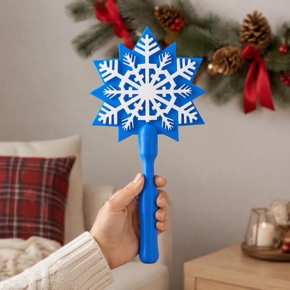 3D Printed Christmas Tap Wand Removable Card Slot Interchangeable Card Contactless Card Wand Snowflake Handheld
