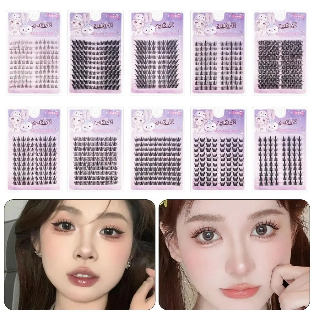 With Jelly Glue Strips Sunflower False Eyelashes Glue Free Large Capacity Manga Lashes Multiple Styles Eyelashes Extension