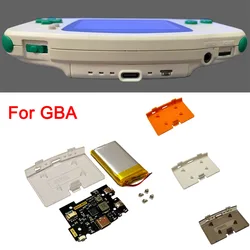 Rechargeable Lithium Battery Module with Type-C Charging Port Battery Cover For Game Boy Advance For GBA Retro BOY
