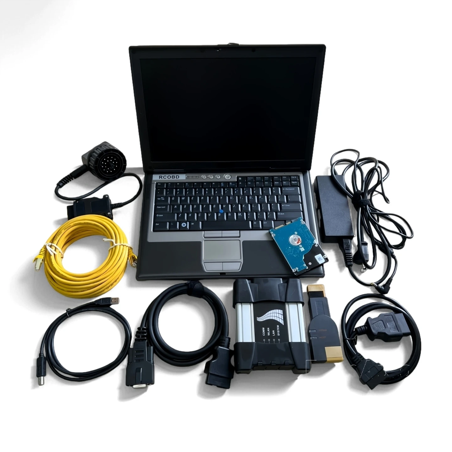 

Диагностический программатор ICOM Next B Most OBD2 OBDII с жестким диском 1 ТБ SATA2.5, ПО V01.2023 D 4.39, экспертный режим D630, для диагностики автомобилей BMW на ноутбуке