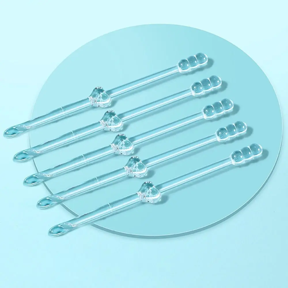 24 قطعة/صندوق جديد سيليكون المتاح الأذن مسحات لينة الأذن نظافة الأذن الشمع أداة إزالة الصواميل لزجة الأذن عصا الأطفال الكبار #2