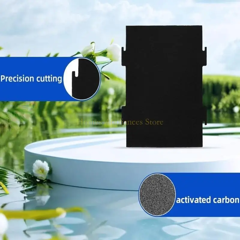 مجموعة D0AB من 6 مرشحات ميكروويف المطبخ شبكة تصفية مرشحات التهوية مرشحات المطبخ شحم مرشحات استبدال محرك السيارة للغطاء #4