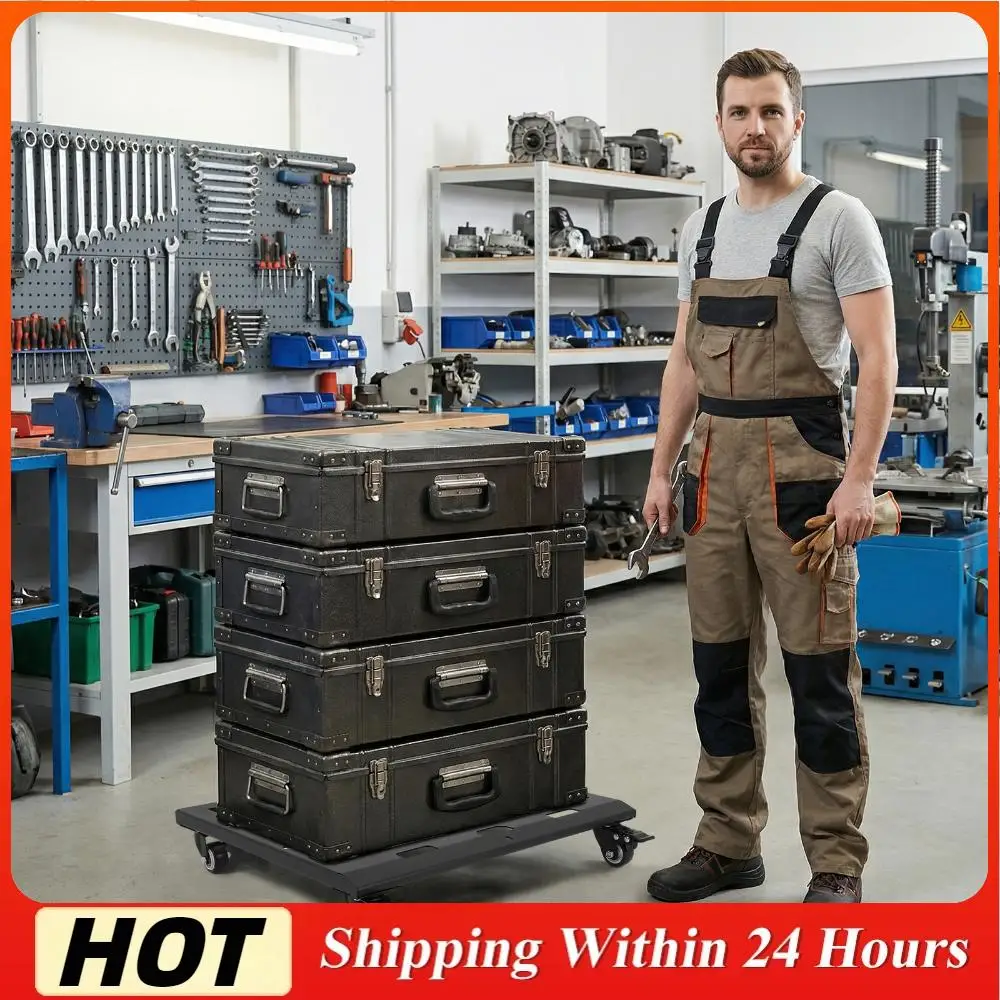 Carbon Steel Frame Dolly with Swivel Casters Furniture Lifter Dollys Load 200LBS Capacity for Appliance Heavy Items Sofa