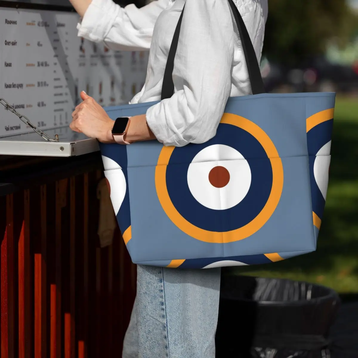 bolsa-de-praia-grande-com-estampa-raf-roundel-versao-usada-durante-a-segunda-guerra-mundial-para-esportes-academia-yoga-viagens-e-fitness-para-mulheres