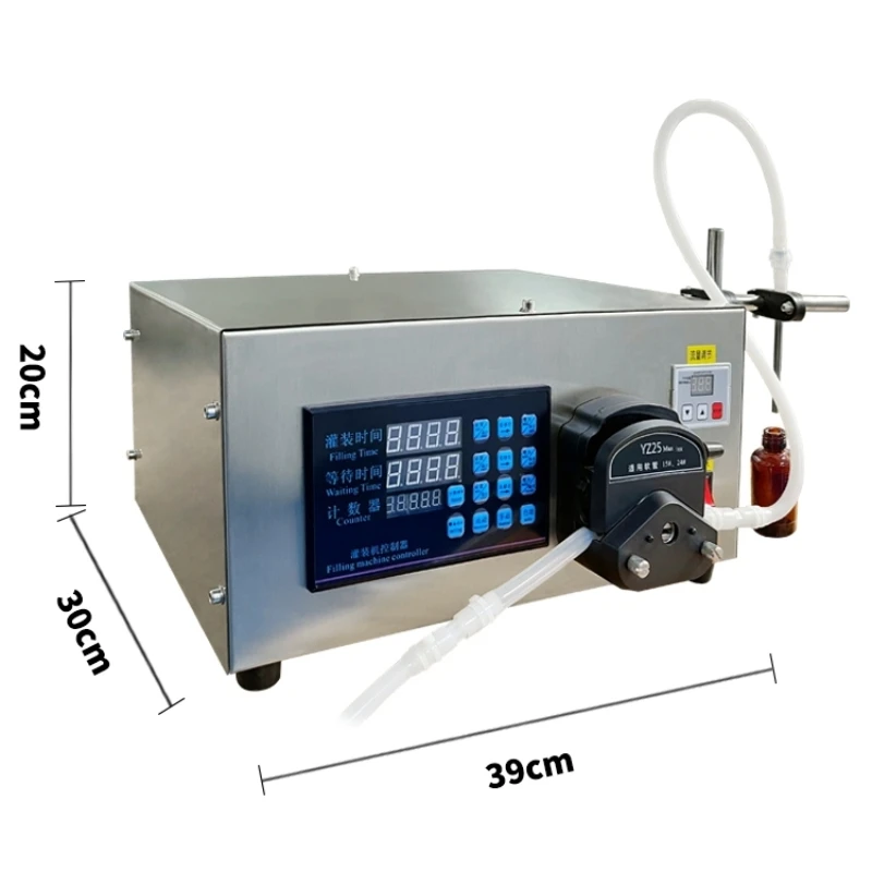 Factory Sale Compact Semi-Automatic Peristaltic Pump Liquid Filler For Laboratory And Small-Scale Food Production