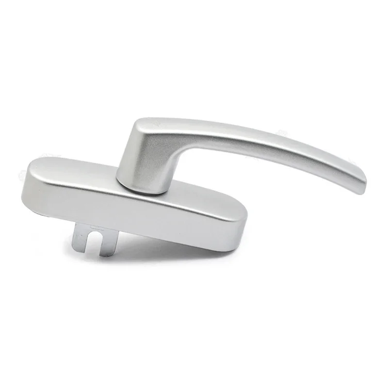 1pc Alloy Inner Flat Open Inner Open Curtain Wall Doors And Windows Hardware Accessories Shift Fork Arc Handle Window Handle