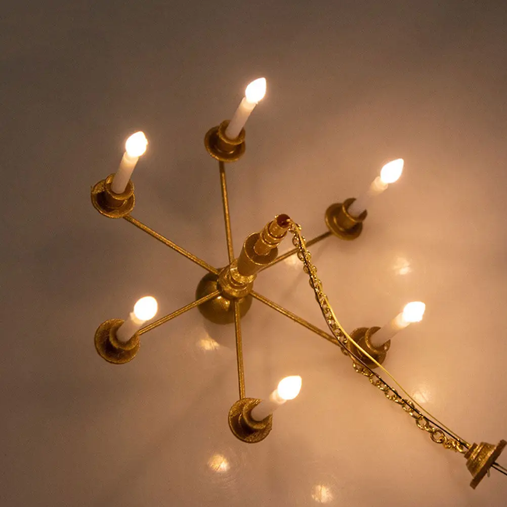 

Miniature Hanging Lamp Creative Mini Ceiling Light for Sand Table DIY Materials Micro Landscaping and Scene Layout