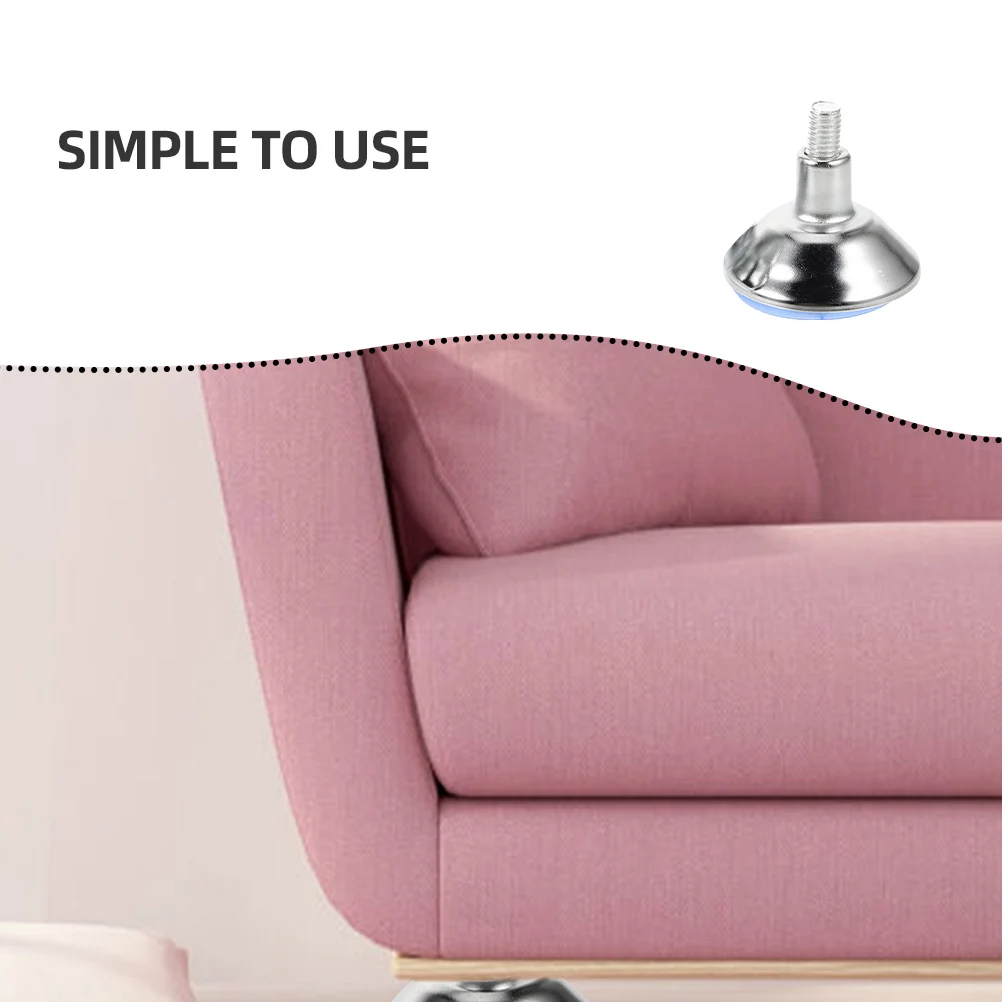 

16 Pcs Furniture Feet Pads Chair Legs Base Foot Protector Silver Replacement Durable Sturdy Long Lasting Support Easy