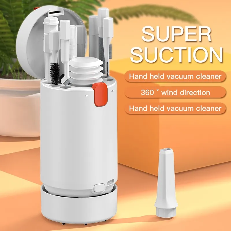 Handheld Mini vacuum cleaner Computer keyboard Cleaning brush Desktop Mobile phone headphones Cleaning pen Vacuum cleaner tool
