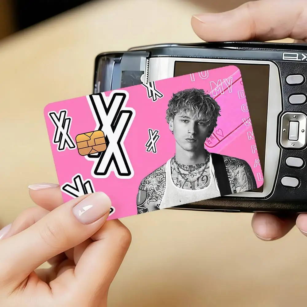 Rapper M-Machine G-Gun Kelly MGK lost americana Decor Exquisite Card Sticker for Debit Credit Bank Cards Skin Cover Gift Student