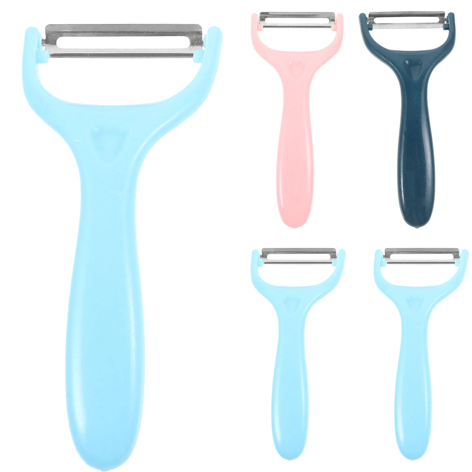 6Pcs Ceramic Kitchen Peeler Never Needs Sharpening Stays Longer Than Metal for Hard Produce Potatoes Carrots