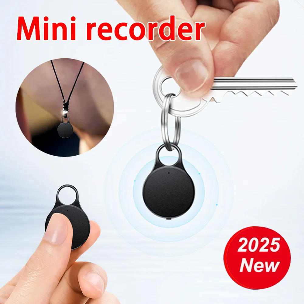 New Pendant Mini Voice Recorder Noise Reduce Sound Record  32/16G Activated Small Dictaphone Professional digital Dictaphone MP3