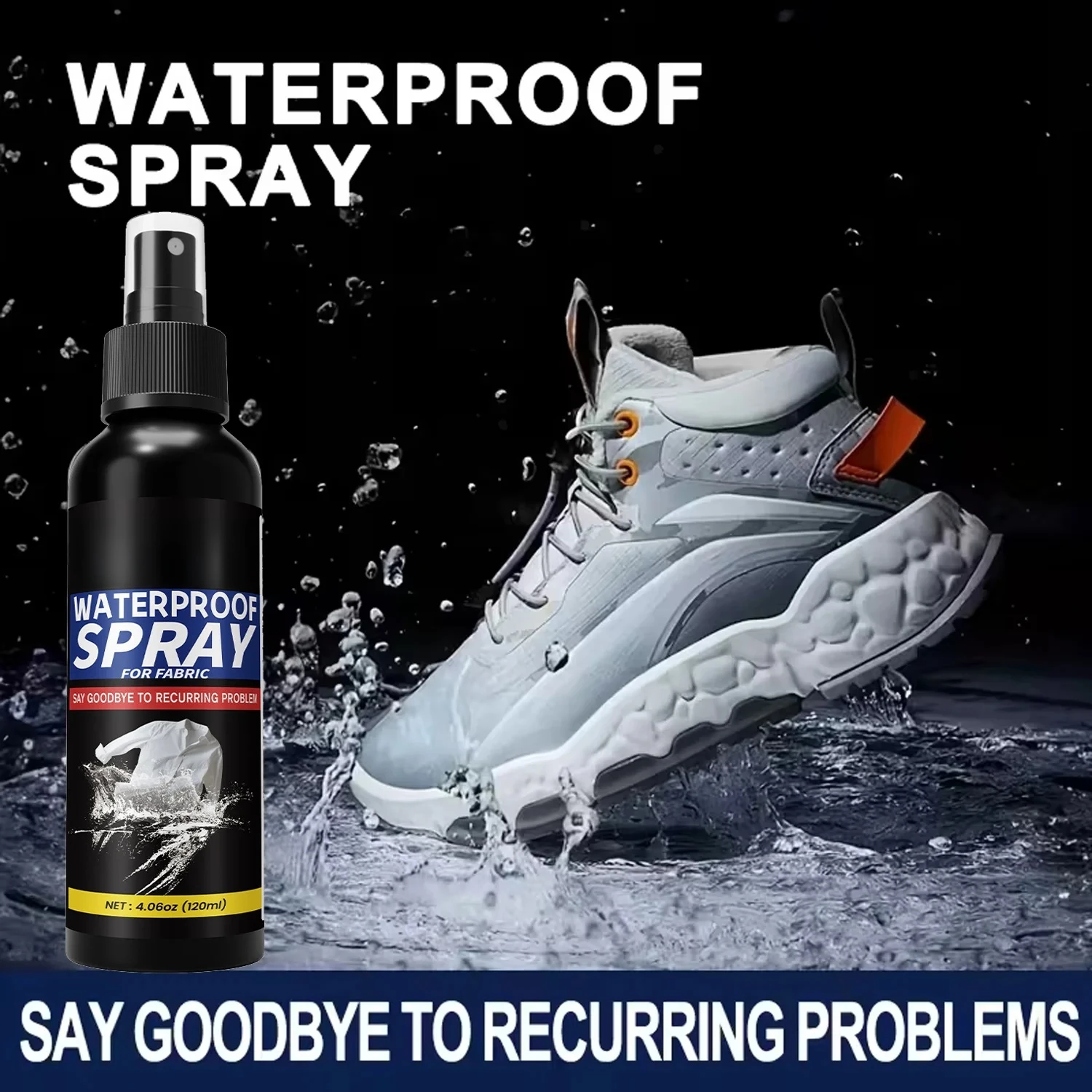 

Waterproof Spray Provides Protection Jackets,Shoes Store Fabrics,Suitable For Car And Household Glass,Outdoor Adventures