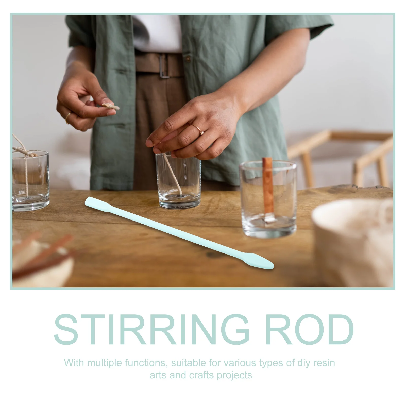 

3pcs Plastic Resin Mixing Stir Tools For Diy Jewelry Making Kits Supplies Epoxy Stirring Sticks Reusable Craft Tools Diy Resin