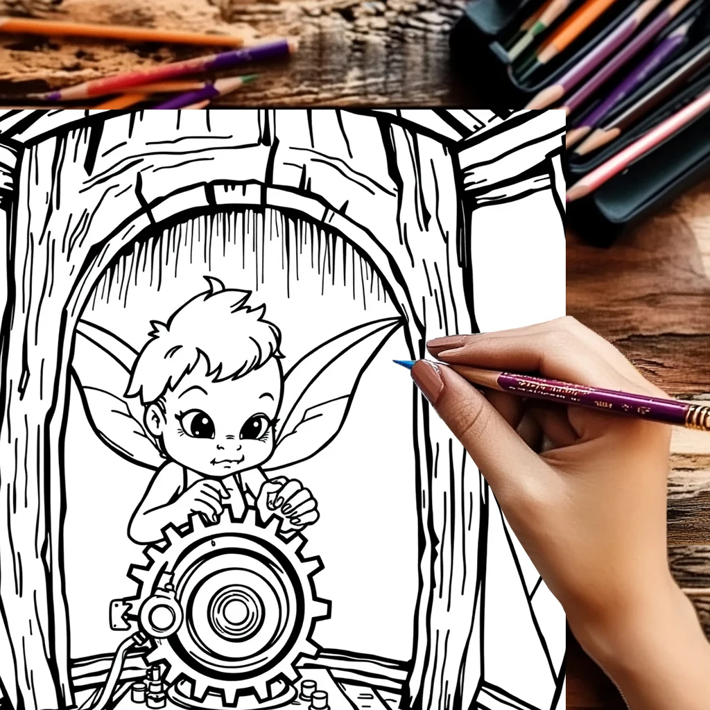 Livro para colorir Fairy Garden de 28 páginas para adultos |   Suprimentos de desenho Livro para colorir para Natal, Ação de Graças