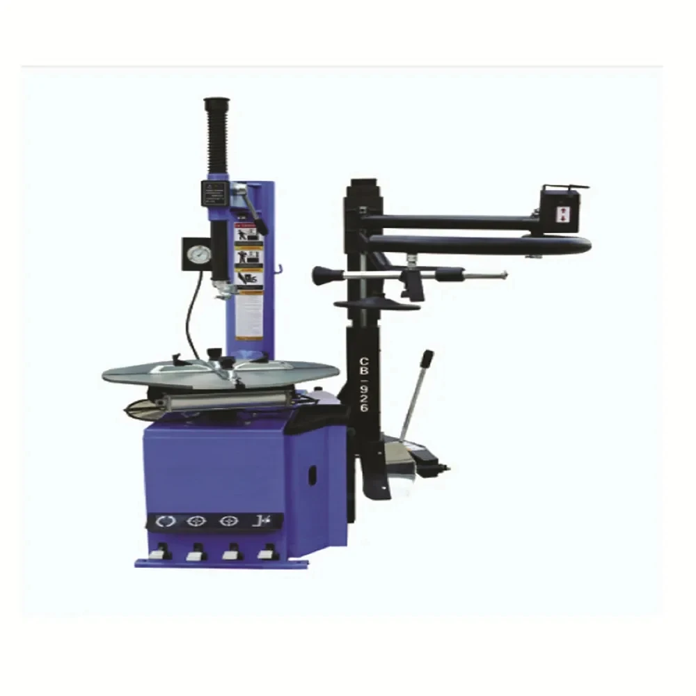 

High Quality Tilt Back Fully Automatic and Pneumatic 10-22 Tire Changer with Three Positions Pressing Helper