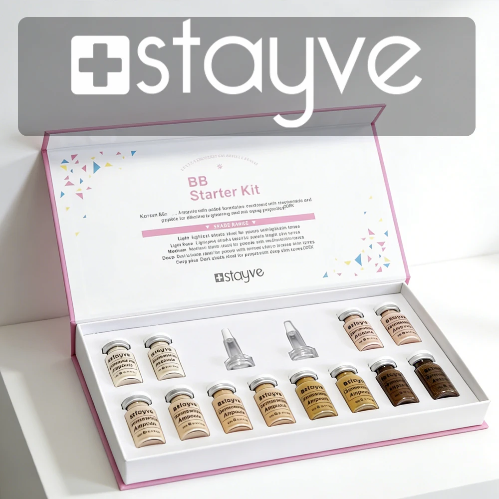 

Набор для начинающих Stayve Salmon DNA BB Cream Glow: отбеливающий тональный крем, сыворотка с гиалуроновой кислотой, уход за кожей лица, красота