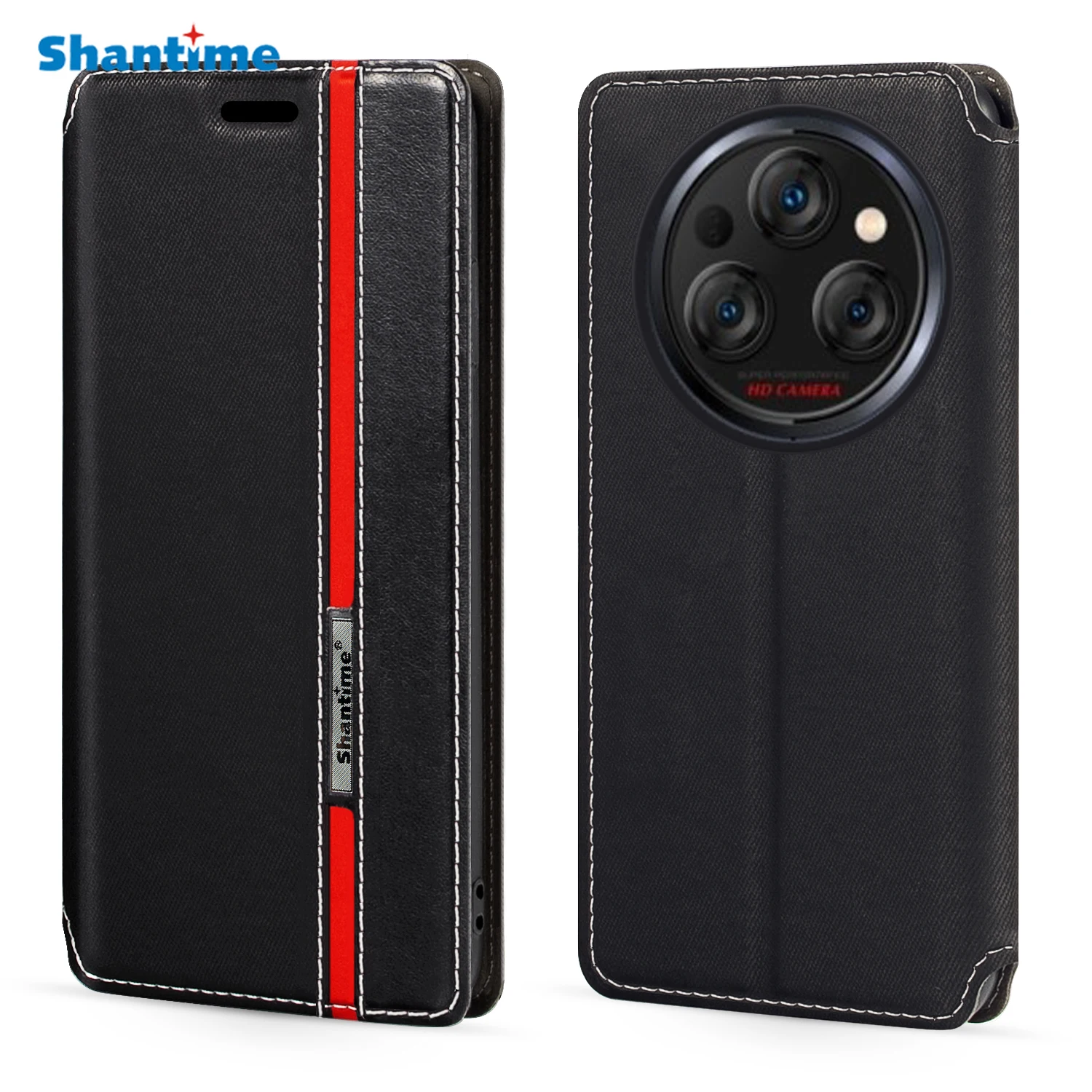 For Oukitel WP35 Case Fashion Multicolor Magnetic Closure Leather Flip Case Cover with Card Holder 6.6 inches