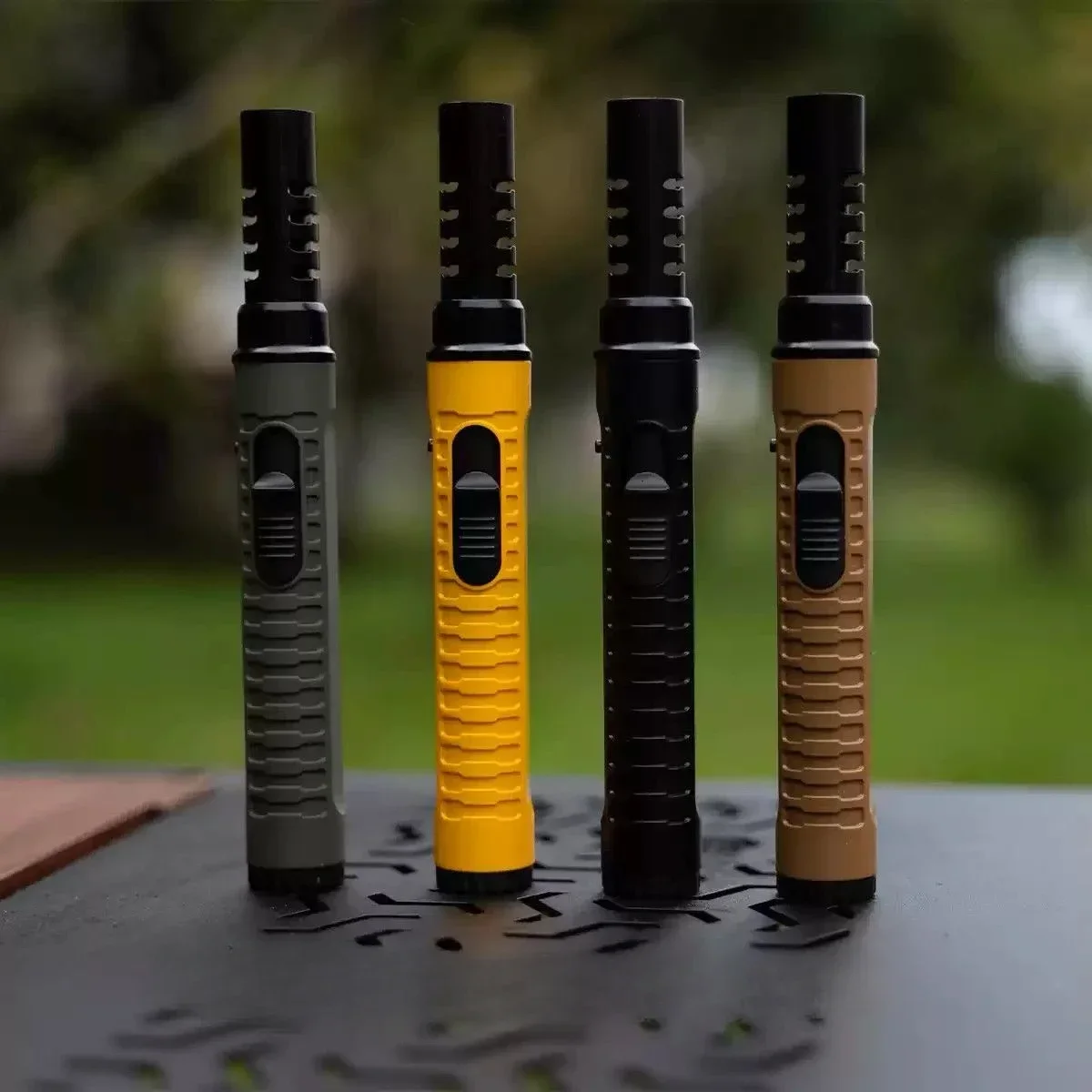 قاذف اللهب الجديد قابل للنفخ 1300 °   في الهواء الطلق التخييم الإشعال المحمولة الإضاءة بندقية موقد الملحقات التخييم أداة الشواء