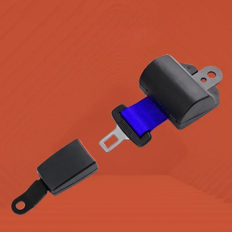 

New Retractable Forklift Seat Belt - Adjustable Up To 1.2 Meters, Safety Seat Belt And Buckle Kit,, Red, Blue, Orange
