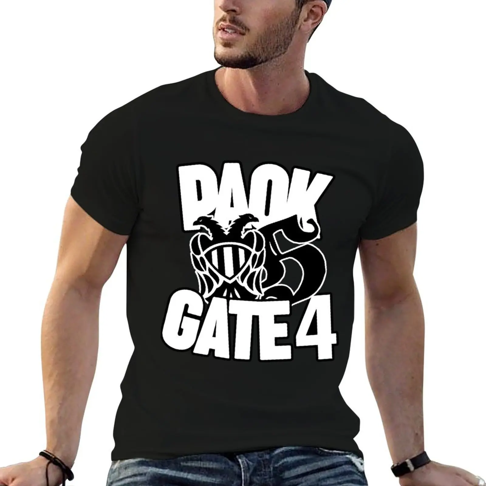 

PAOK GATE 4 T-Shirt t shirt for man 100 percent cotton t shirts for man cotton soft t shirts for man cotton T-shirt