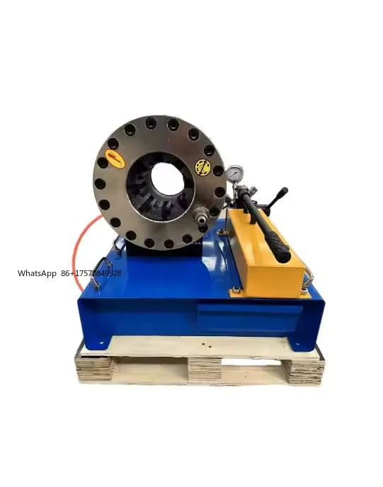

Professional Manufacturer up to 2'' Hose Pipe Pressing Machine Metal Portable Press Hydraulic Hose Crimping Machine