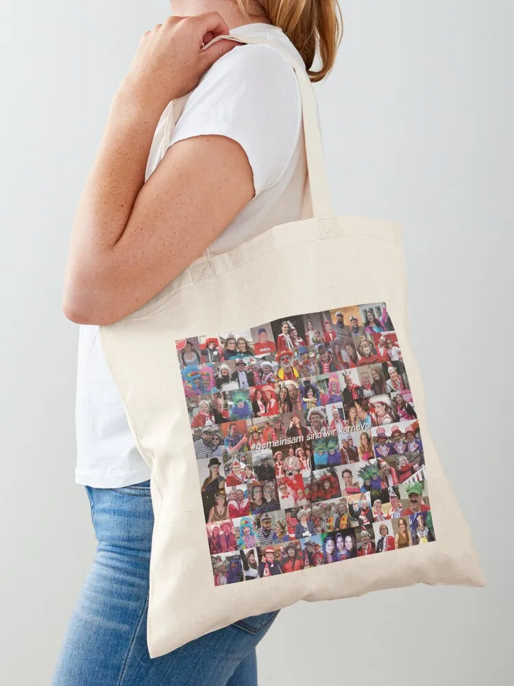 collage carnival Tote Bag canvas tote Women's bags Customizable tote bag Women bags