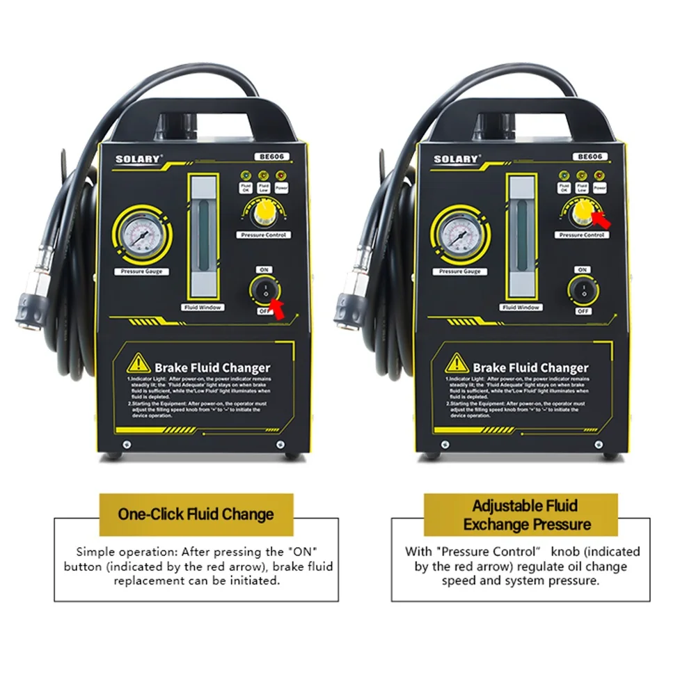 BE606 Equipment for Automotive Maintenance Brake Oil Change Machine Fluid Changer Tool