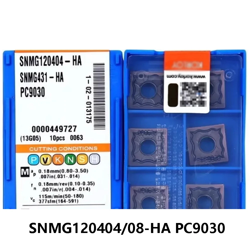 

SNMG оригинальный SNMG120404-HA SNMG120408-HA PC9030 режущий токарный станок вставки SNMG120404 SNMG120408 токарный станок с ЧПУ сверлильный станок