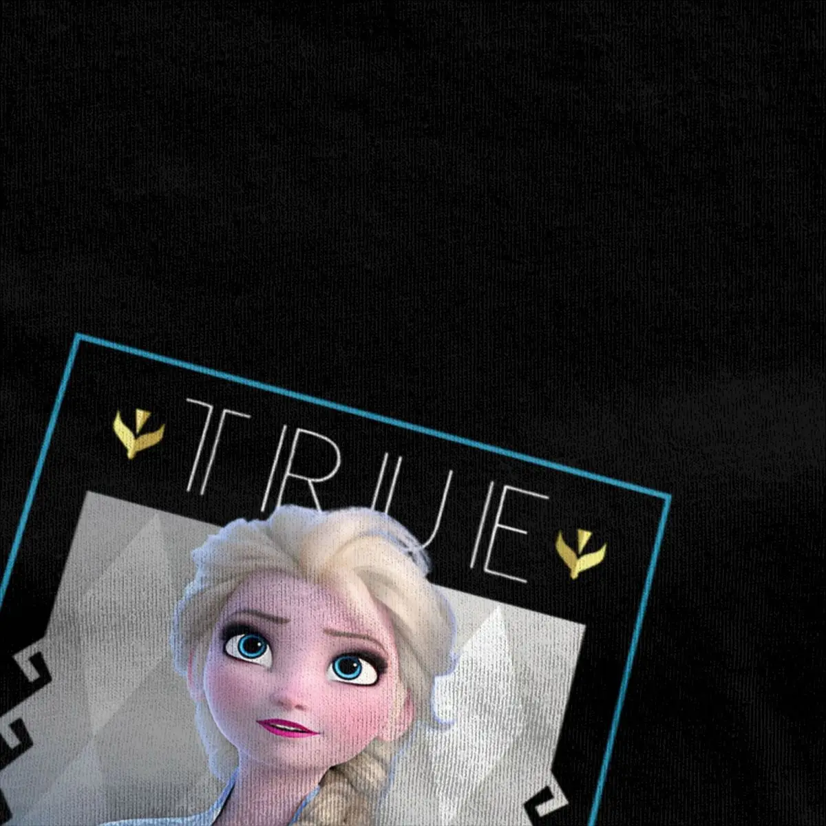 Frozen 2 Elsa True To Myself T Shirt Men's Vintage Pure Cotton T-Shirts Summer Round Neck Hipster Tees Hot Sale Big Size Clothes