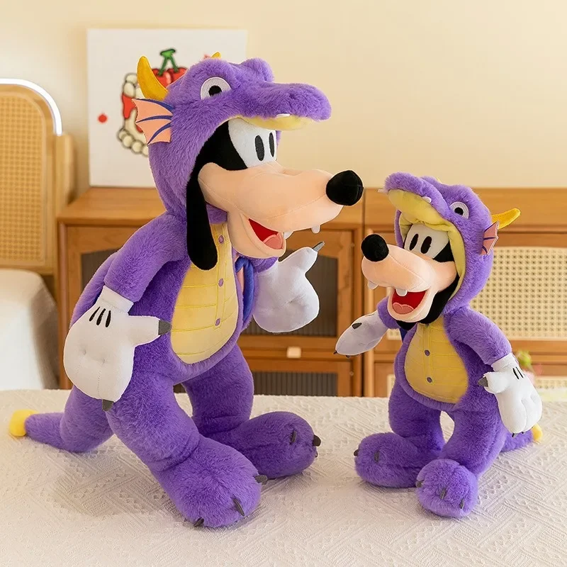 60CM Große Größe Disney Cartoon Nette Lila Drache Goofy Stofftier Puppe Plüschtiere kinder Geburtstag Weihnachten Geschenk Spielzeug