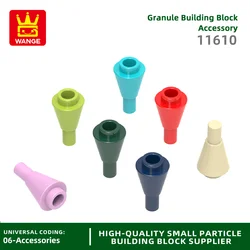 Wange 406Pcs/Lot 11610 Ice Cream Cone 1x1 Building Blocks MOC Food Accessories Compatible with Brick Children Toys Gift Box