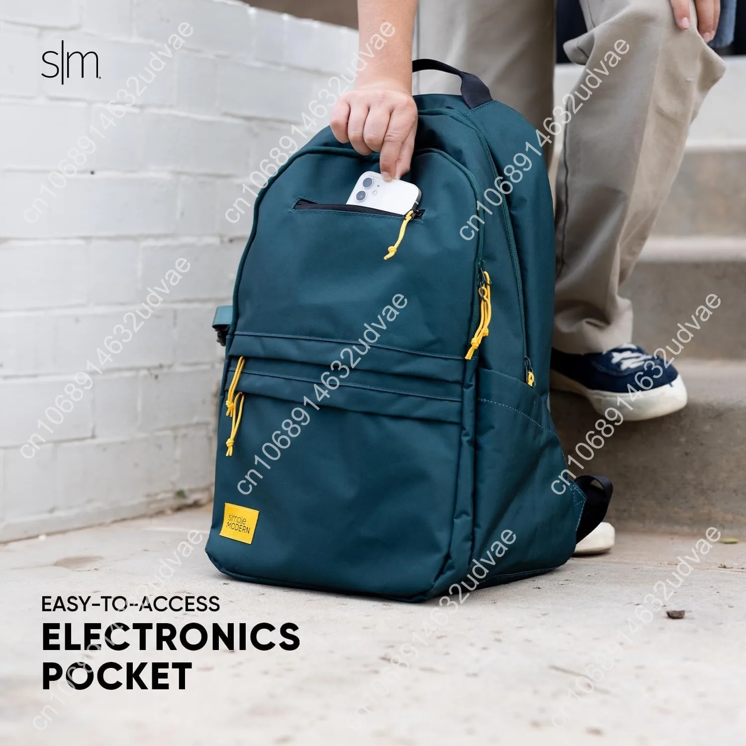 Simple Modern Ellis Backpack for School | Elementary Middle and High School Bookbag for Kids and Teens | Girls and Boys | Black